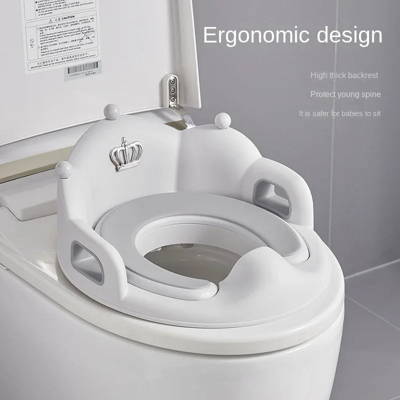 Baby and Child Toilet Seat Ring Female Baby and Little Boy Cushion Bedpan Cover Children'S Toilet Household Auxiliary Toilet