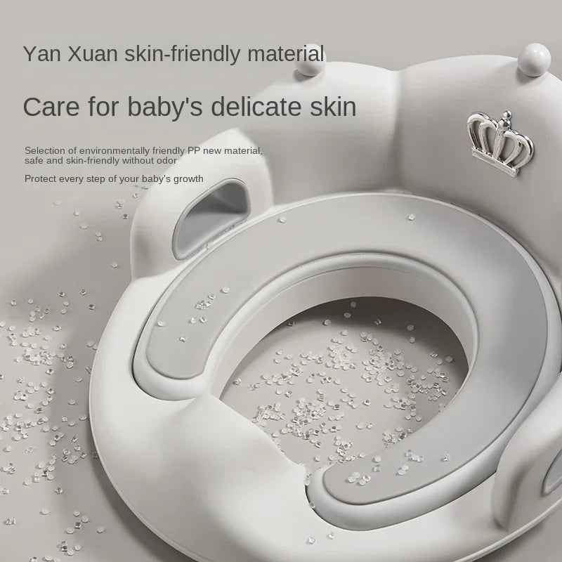 Baby and Child Toilet Seat Ring Female Baby and Little Boy Cushion Bedpan Cover Children'S Toilet Household Auxiliary Toilet