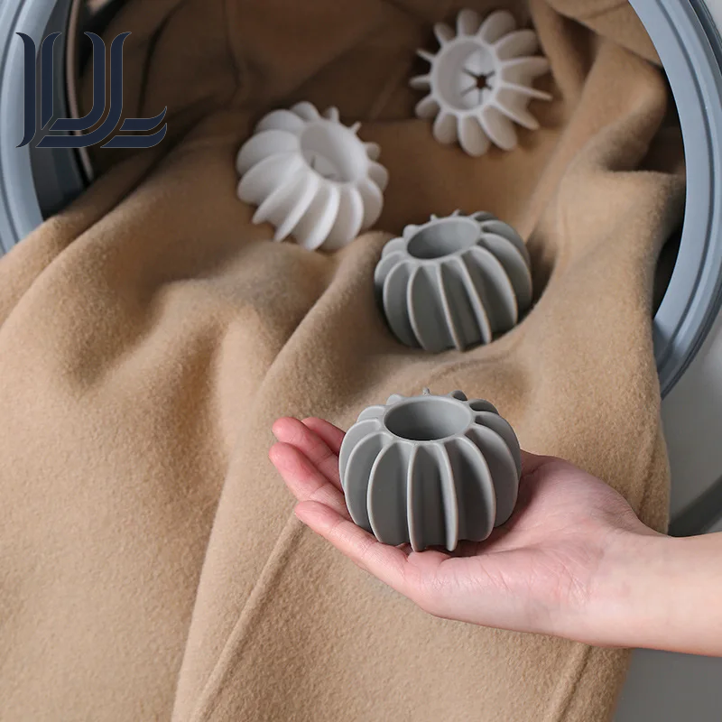 Laundry Ball Reusable Silicone Clothes Hair Cleaning Tools Pet Hair Remover Washing Machine Cat Hair Catcher Laundry Ball