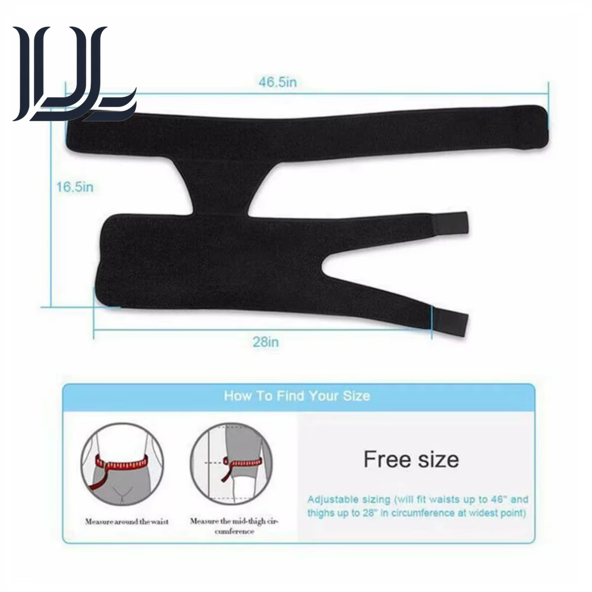 Hip Brace Thigh Compression Sleeve, Hamstring & Groin Compression Support Wrap for Hip Pain Relief, Sciatica,Quad Muscle Strains