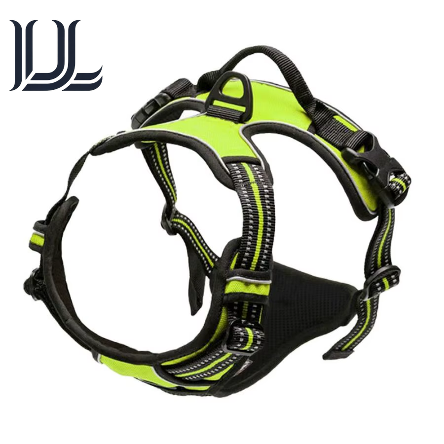 No Pull Dog Harness Front Clip Heavy Duty Reflective Easy Control Handle for Large Dog Walking