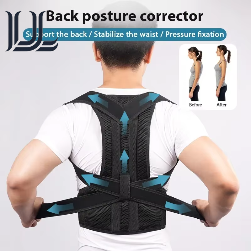 Back Brace Posture Corrector Back Lumbar Support Shoulder Posture Support for Improve Posture Provide Back Pain Relief Unisex