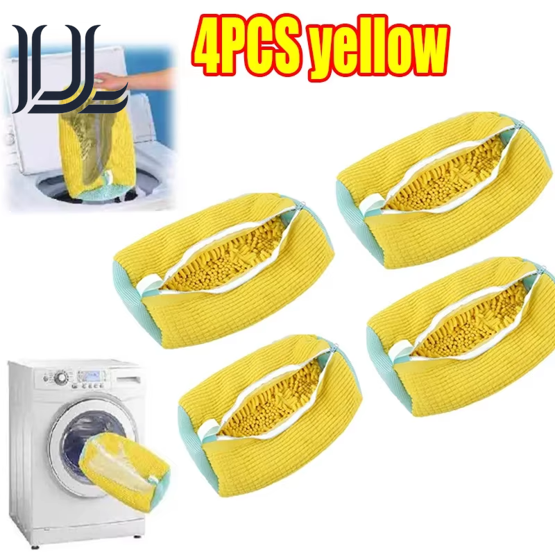 1/2PCS Wash Shoes Bag Padded Net Laundry Shoes Protector Fluffy Fibers Polyester Washing Shoes Machine Laundry Bag Drying Bags