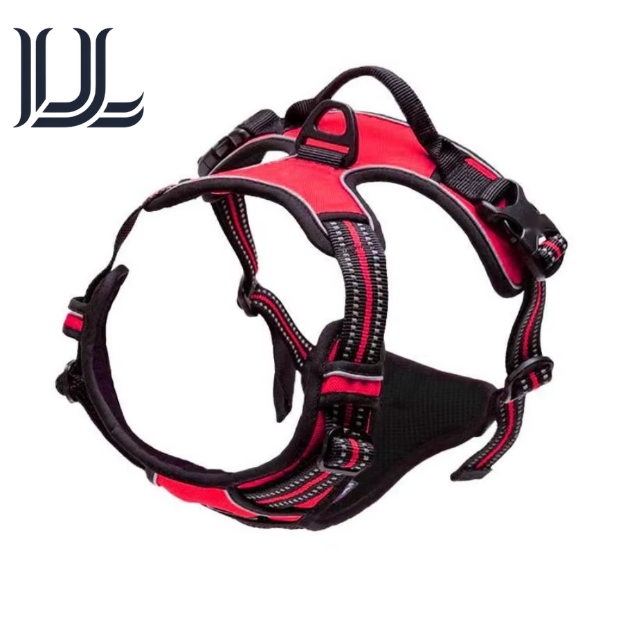No Pull Dog Harness Front Clip Heavy Duty Reflective Easy Control Handle for Large Dog Walking