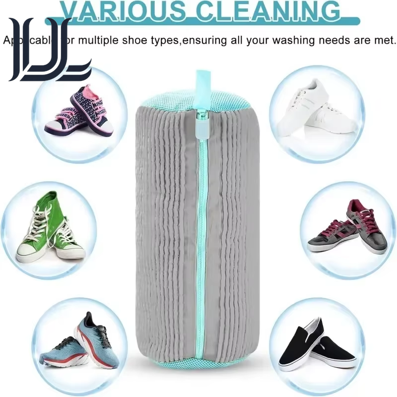 1/2PCS Wash Shoes Bag Padded Net Laundry Shoes Protector Fluffy Fibers Polyester Washing Shoes Machine Laundry Bag Drying Bags