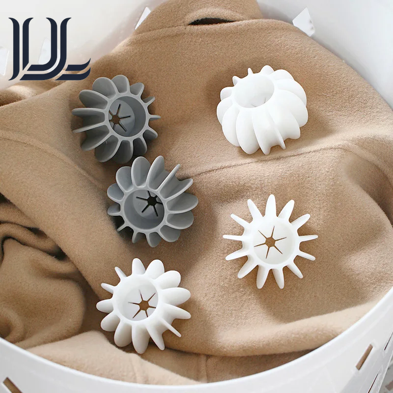 Laundry Ball Reusable Silicone Clothes Hair Cleaning Tools Pet Hair Remover Washing Machine Cat Hair Catcher Laundry Ball