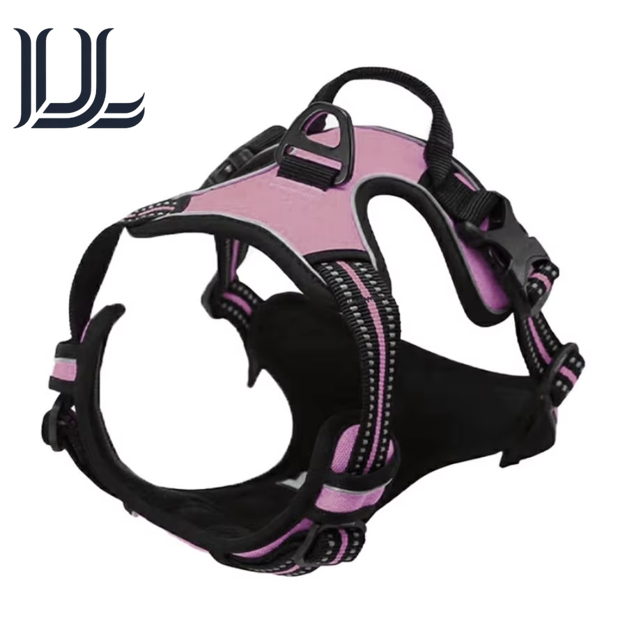 No Pull Dog Harness Front Clip Heavy Duty Reflective Easy Control Handle for Large Dog Walking