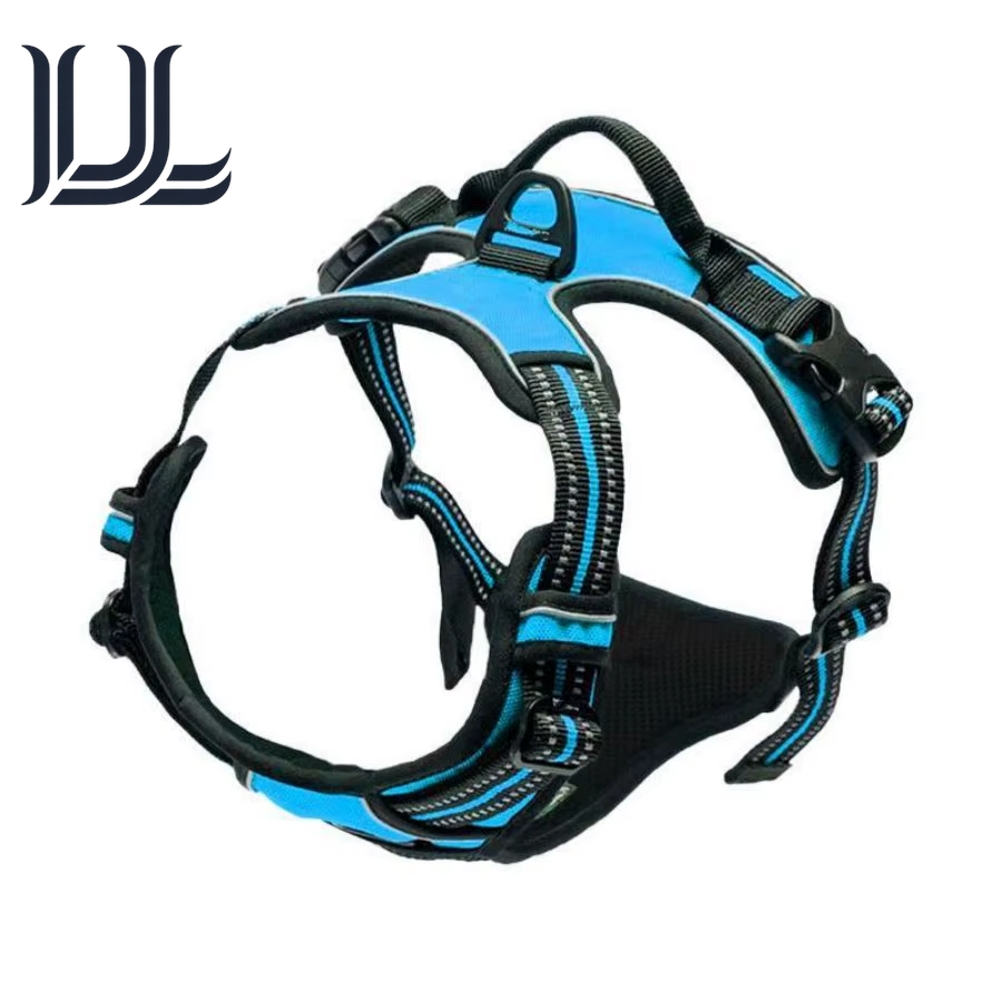 No Pull Dog Harness Front Clip Heavy Duty Reflective Easy Control Handle for Large Dog Walking