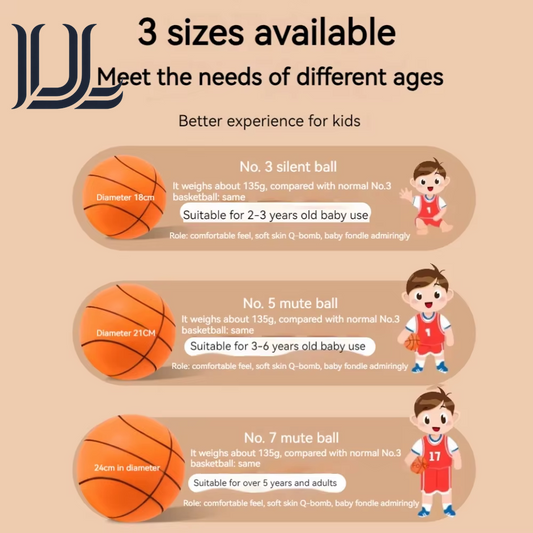 Foam Basketball Kids Silent Basketball Bouncing Mute Silent Ball Bounce Squeezable Mute Bouncing Basketball