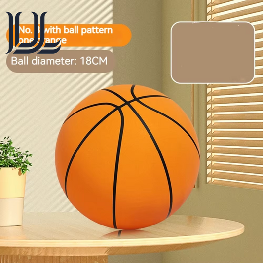 Foam Basketball Kids Silent Basketball Bouncing Mute Silent Ball Bounce Squeezable Mute Bouncing Basketball